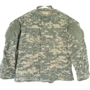 US ARMY Coat Men LG Reg ACU Camo Combat Uniform 8415-01-519-8599 Digital #2 EUC